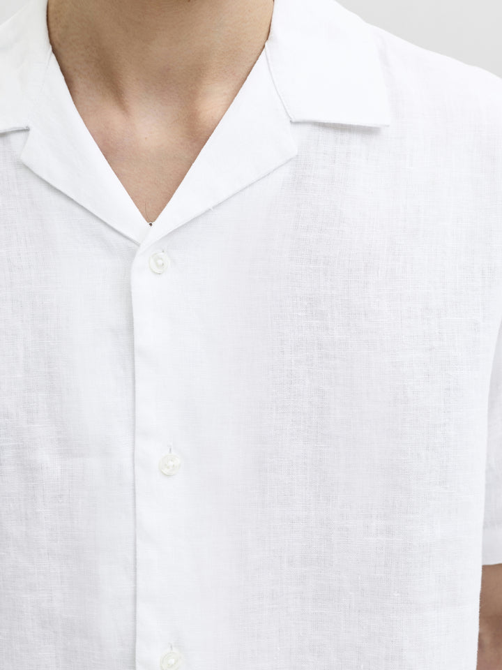 JPRBLALAWRENCE LINEN RESORT S/S SHI, Bright White/RELAXED FIT 177627001 Bild 3