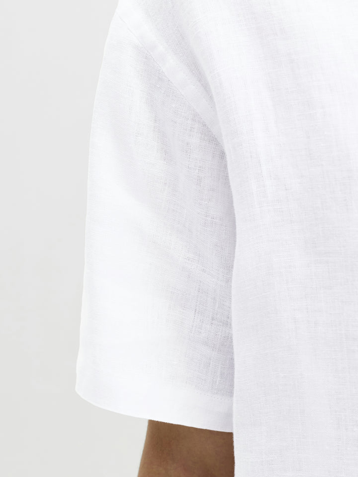 JPRBLALAWRENCE LINEN RESORT S/S SHI, Bright White/RELAXED FIT 177627001 Bild 4
