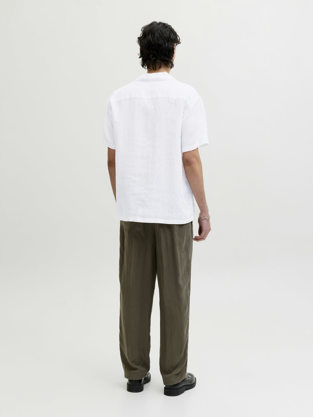 JPRBLALAWRENCE LINEN RESORT S/S SHI, Bright White/RELAXED FIT 177627001 Bild 6