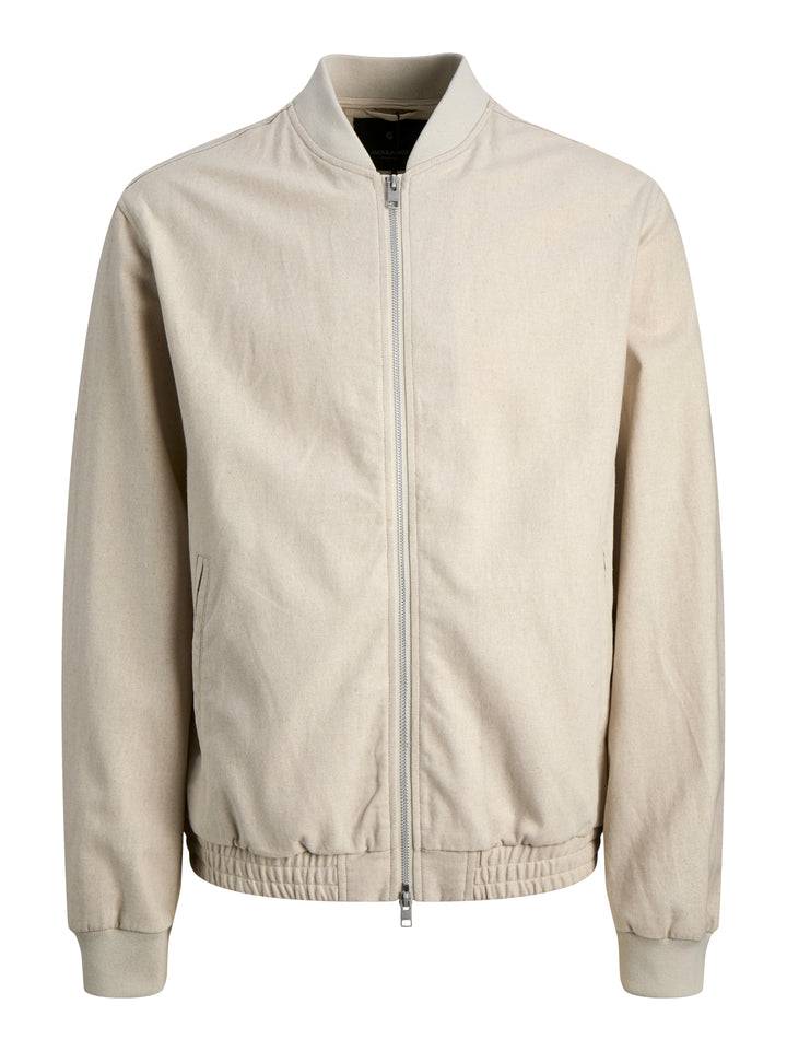 JPRBLALEISTER LINEN BLEND BOMBER JK, Ancient Scroll/MELANGE 302781001 Bild 1