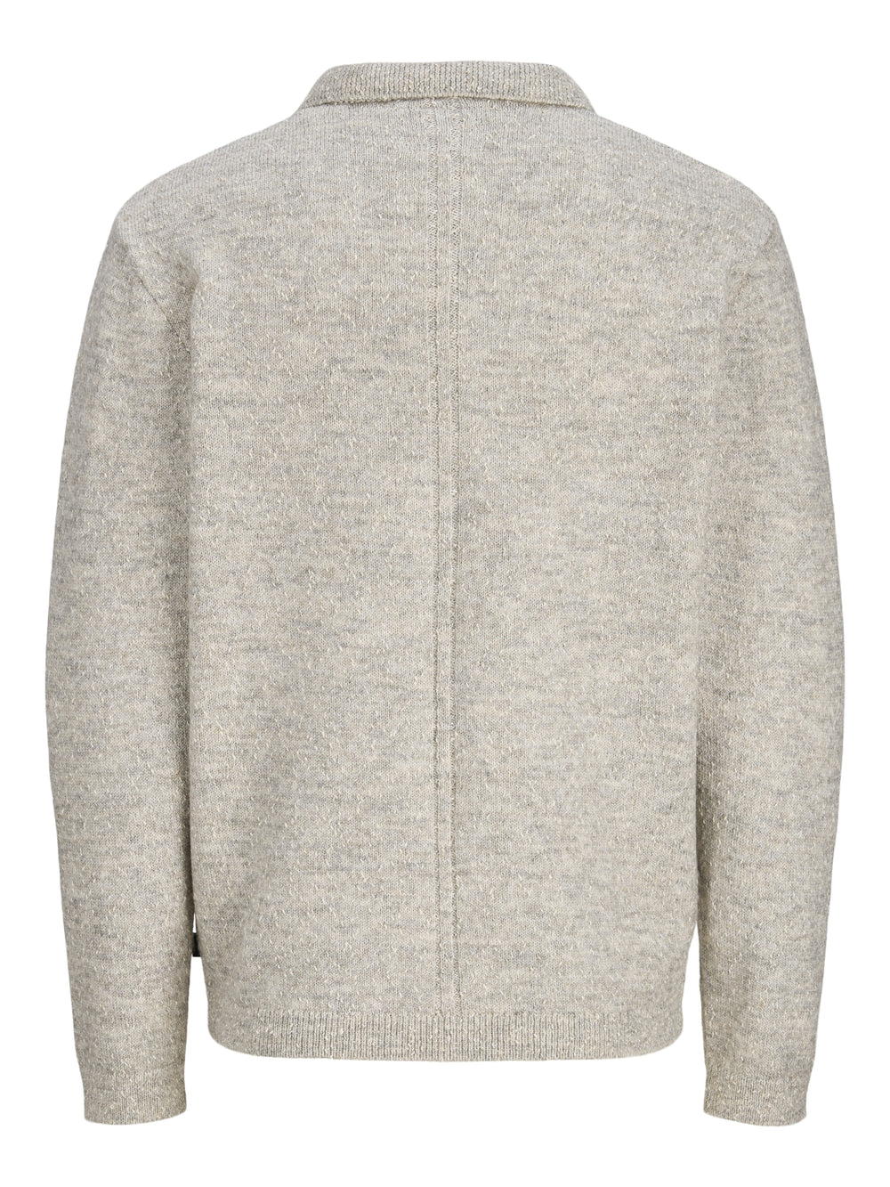 JPRBLATANNER KNIT SPLIT NECK, Medium Grey Melange 179087 Bild 2