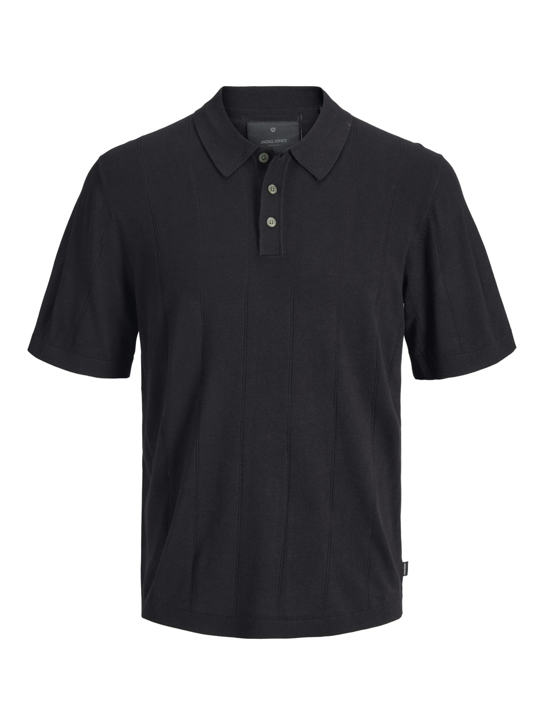 JPRBLAWILLIAM STRUCTURE KNIT POLO S, Black 178012 Bild 1