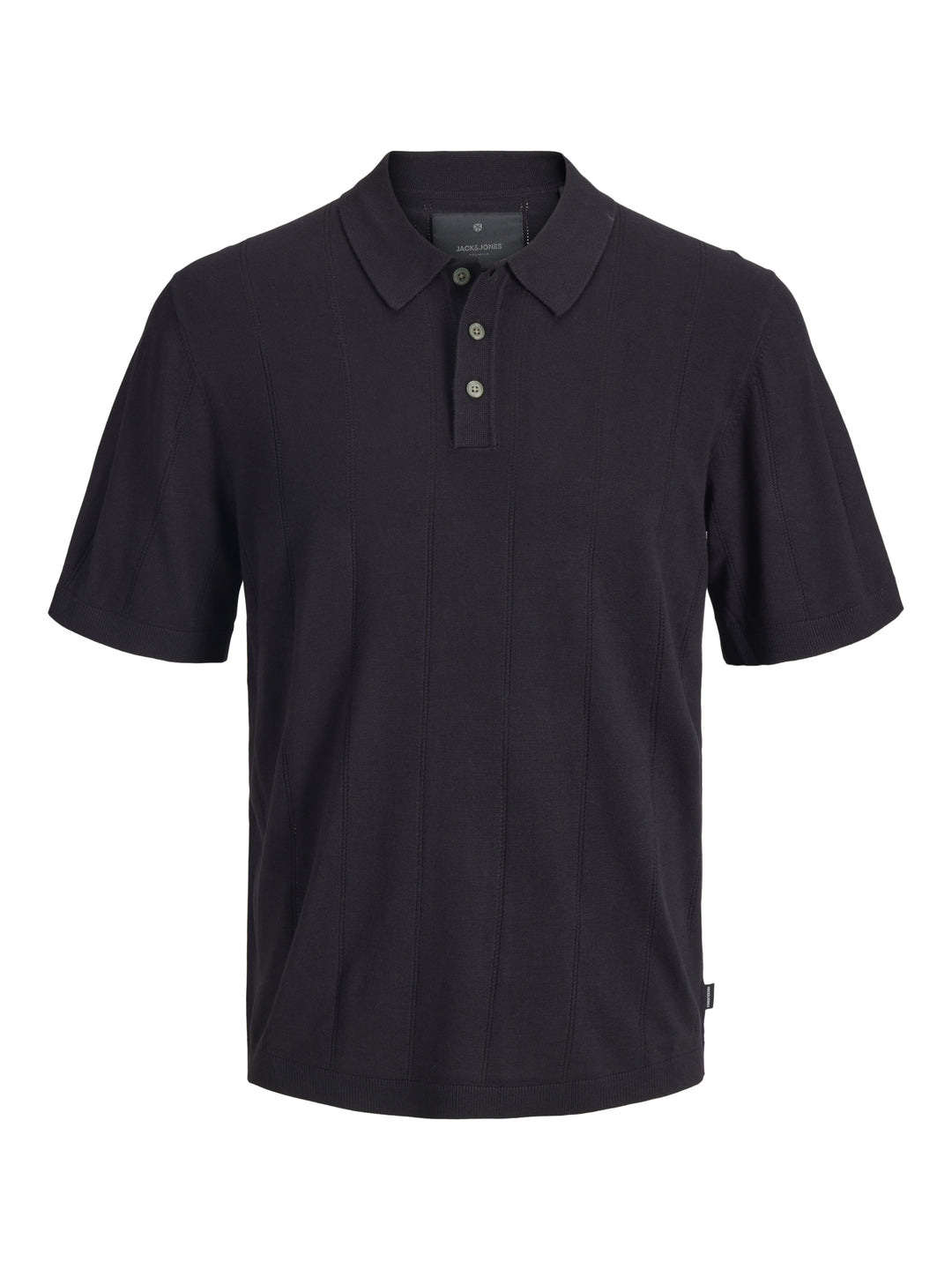 JPRBLAWILLIAM STRUCTURE KNIT POLO S, Black 178012 Bild 1