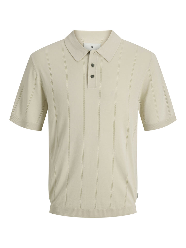 JPRBLAWILLIAM STRUCTURE KNIT POLO S, Ancient Scroll 302781 Bild 1