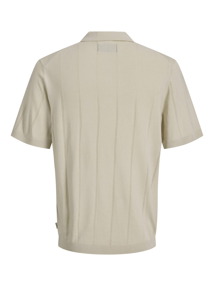 JPRBLAWILLIAM STRUCTURE KNIT POLO S, Ancient Scroll 302781 Bild 3