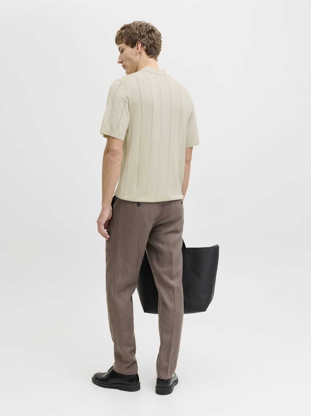 JPRBLAWILLIAM STRUCTURE KNIT POLO S, Ancient Scroll 302781 Bild 6