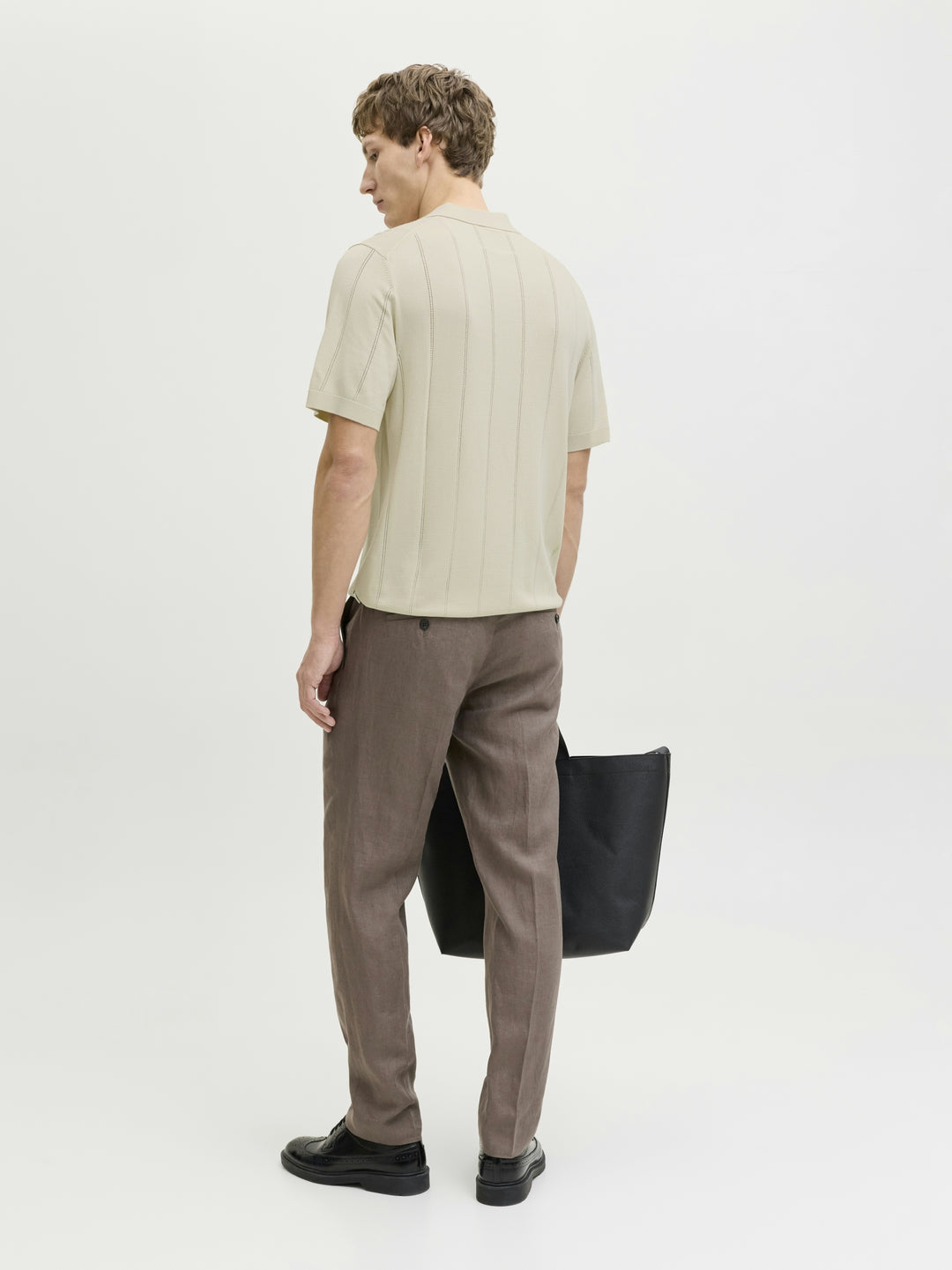 JPRBLAWILLIAM STRUCTURE KNIT POLO S, Ancient Scroll 302781 Bild 6