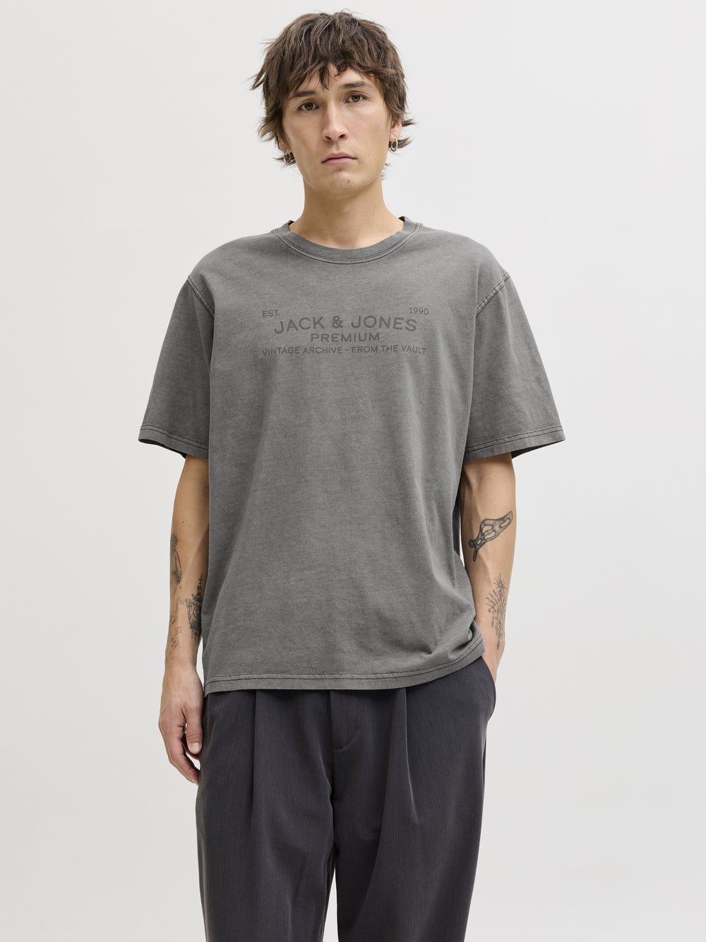 JPRBLUAIDEN SS TEE, Black 178012 Bild 2