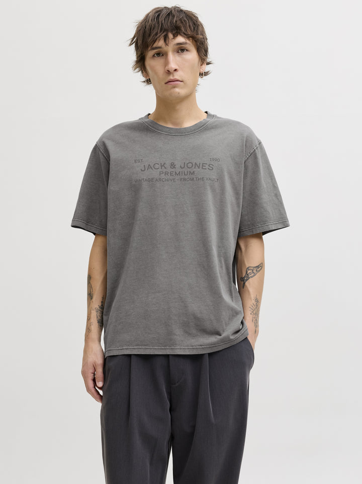 JPRBLUAIDEN SS TEE, Black 178012 Bild 2