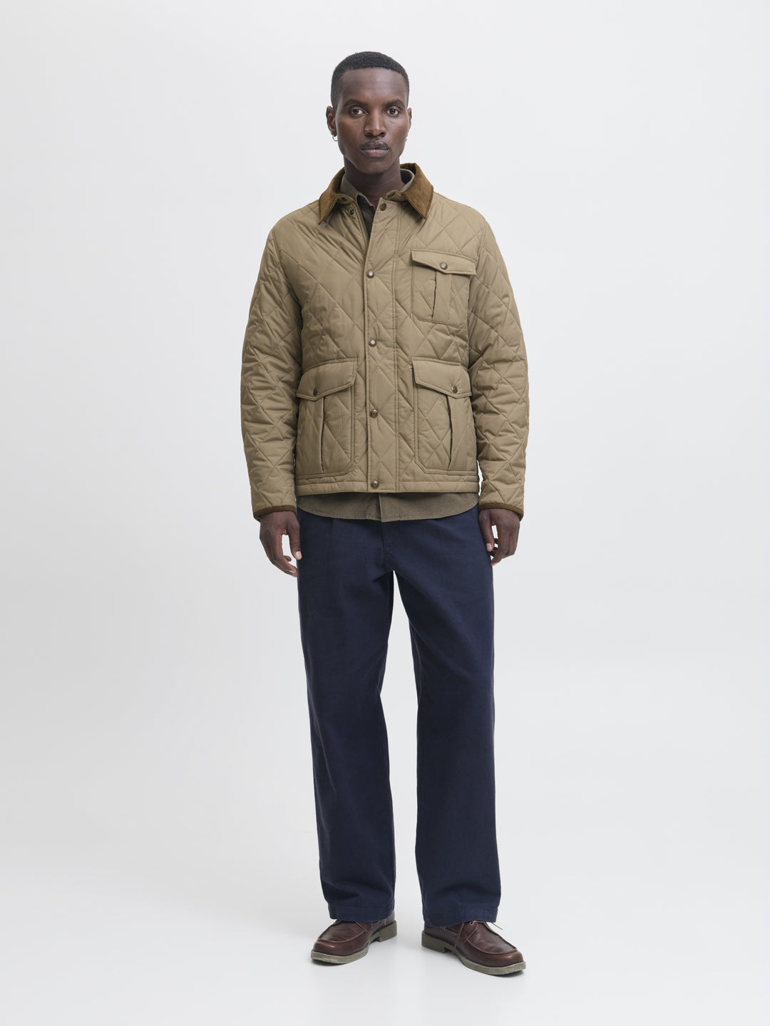 JPRBLUBRYAN QUILTED JACKET, Brindle 176539 Bild 3