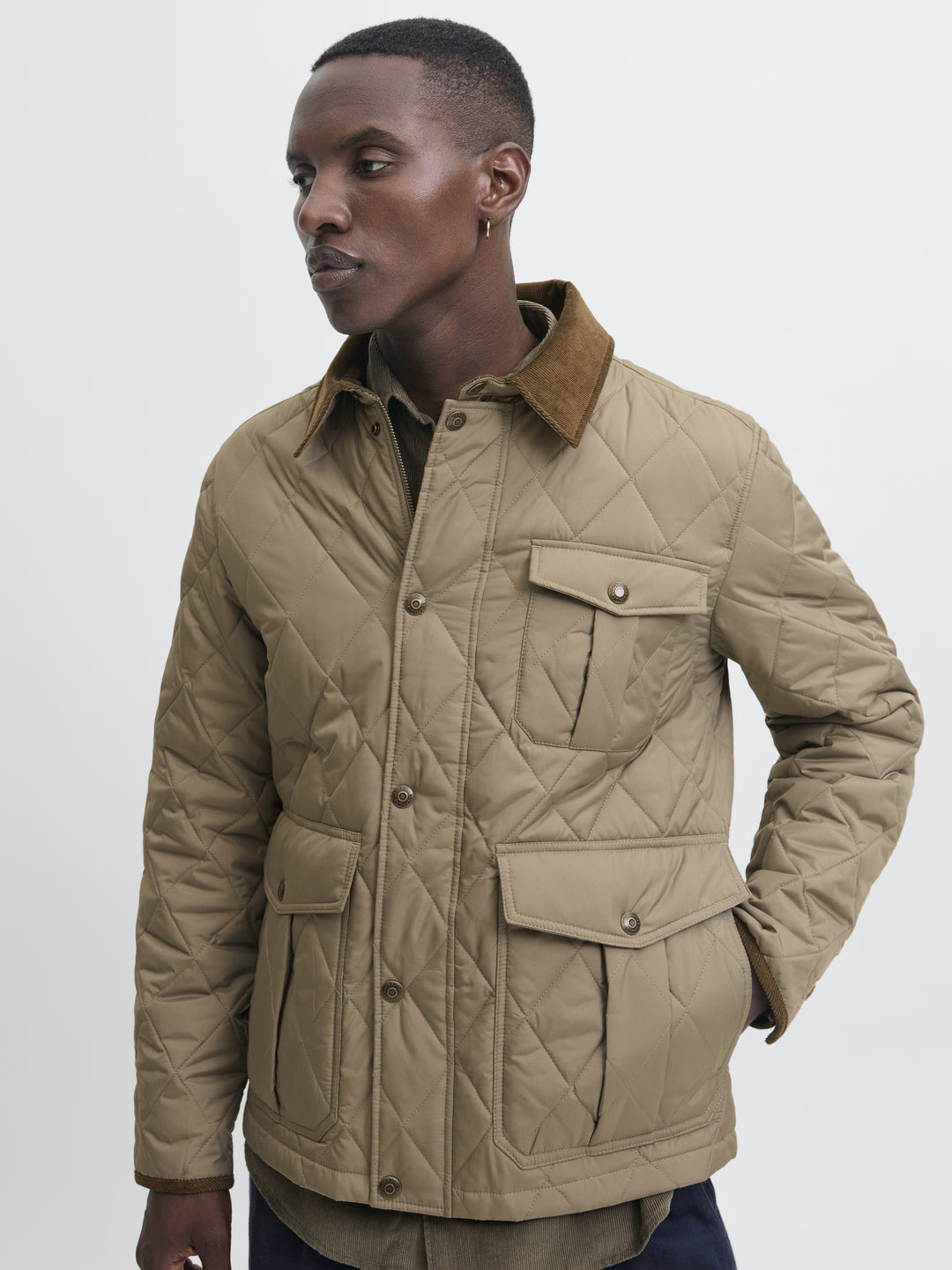 JPRBLUBRYAN QUILTED JACKET, Brindle 176539 Bild 7