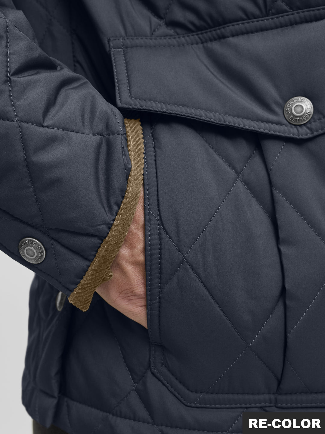 JPRBLUBRYAN QUILTED JACKET, Dark Navy 175697 Bild 2
