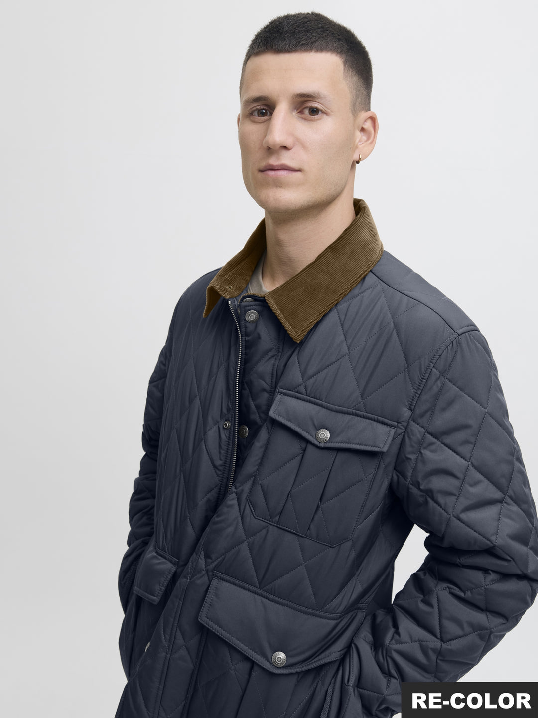 JPRBLUBRYAN QUILTED JACKET, Dark Navy 175697 Bild 4