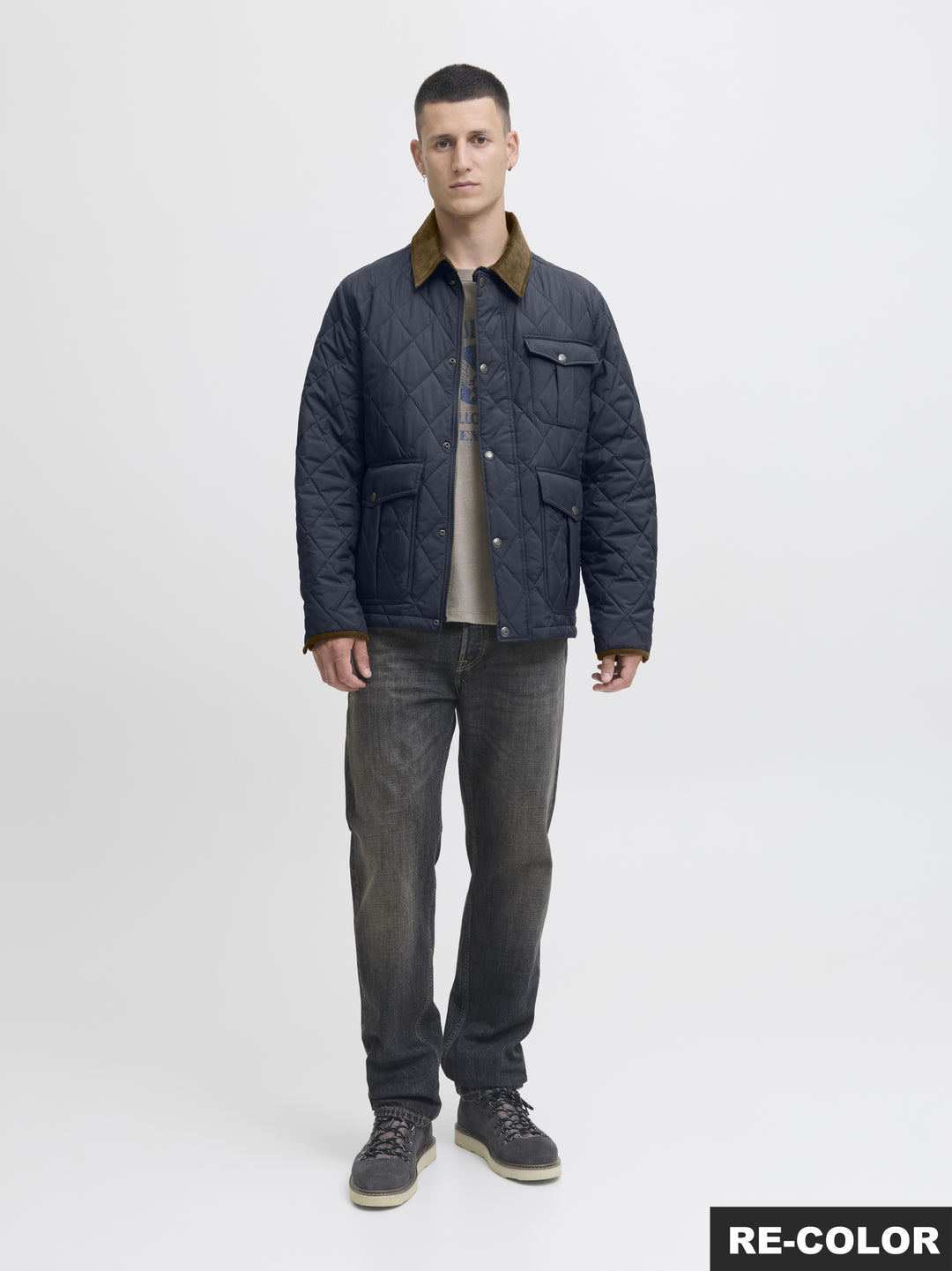 JPRBLUBRYAN QUILTED JACKET, Dark Navy 175697 Bild 5