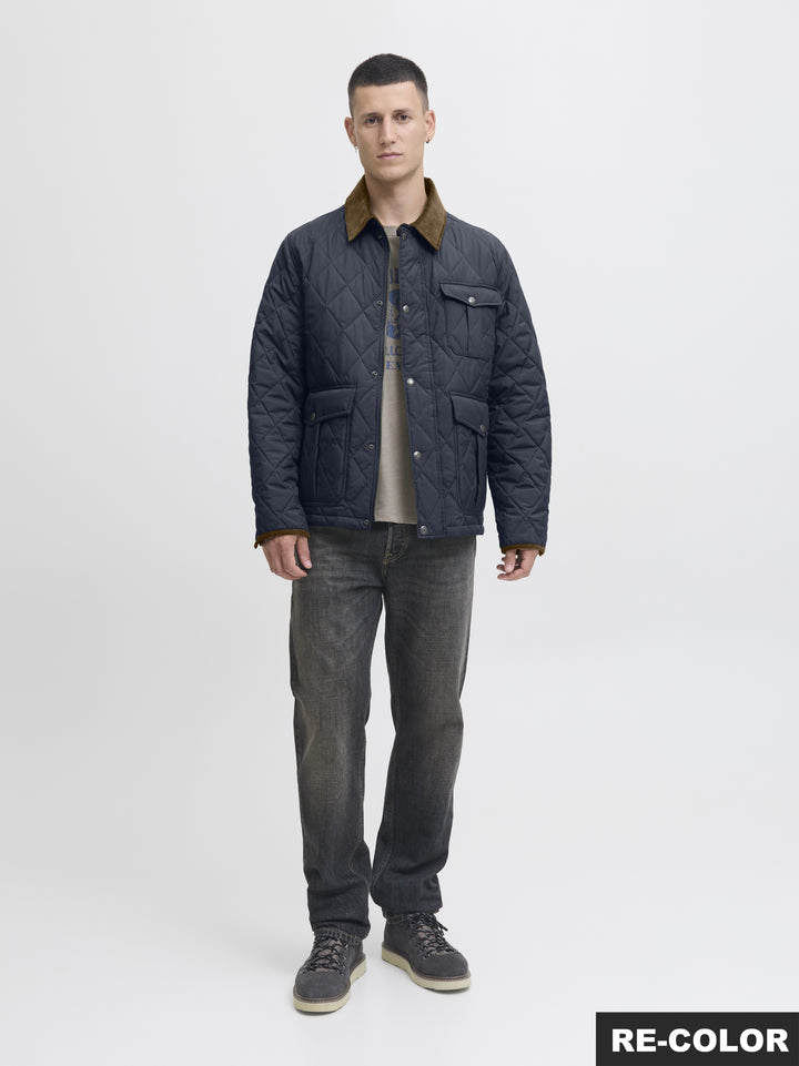 JPRBLUBRYAN QUILTED JACKET, Dark Navy 175697 Bild 5