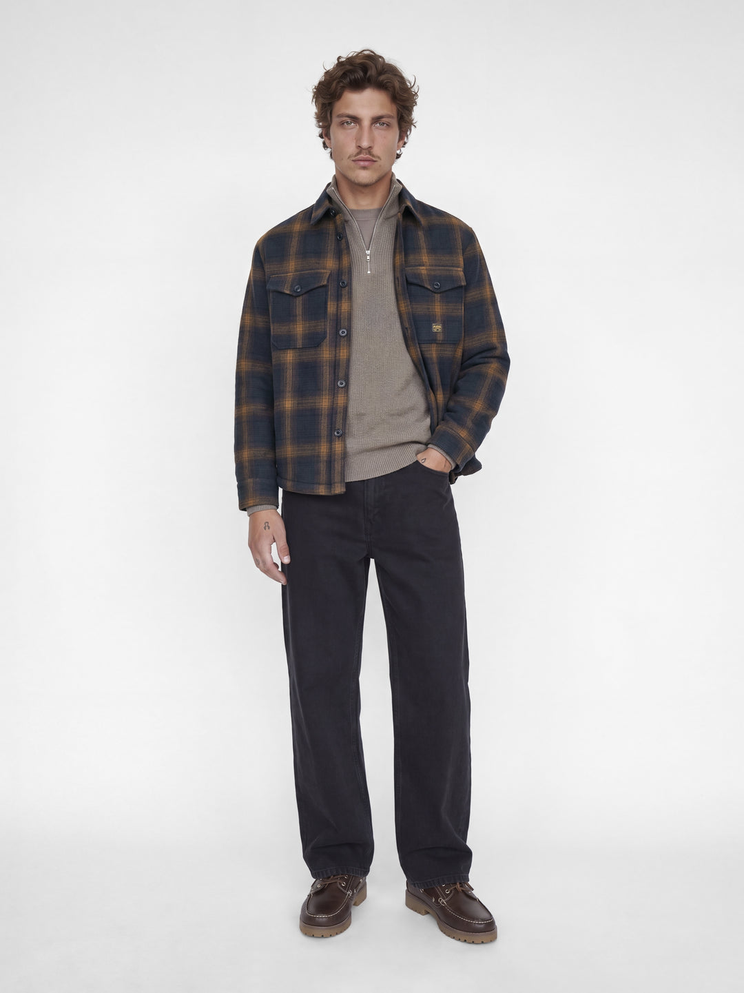 JPRBLUFADE JACKET, Dark Navy/CHECK 175697001 Bild 3