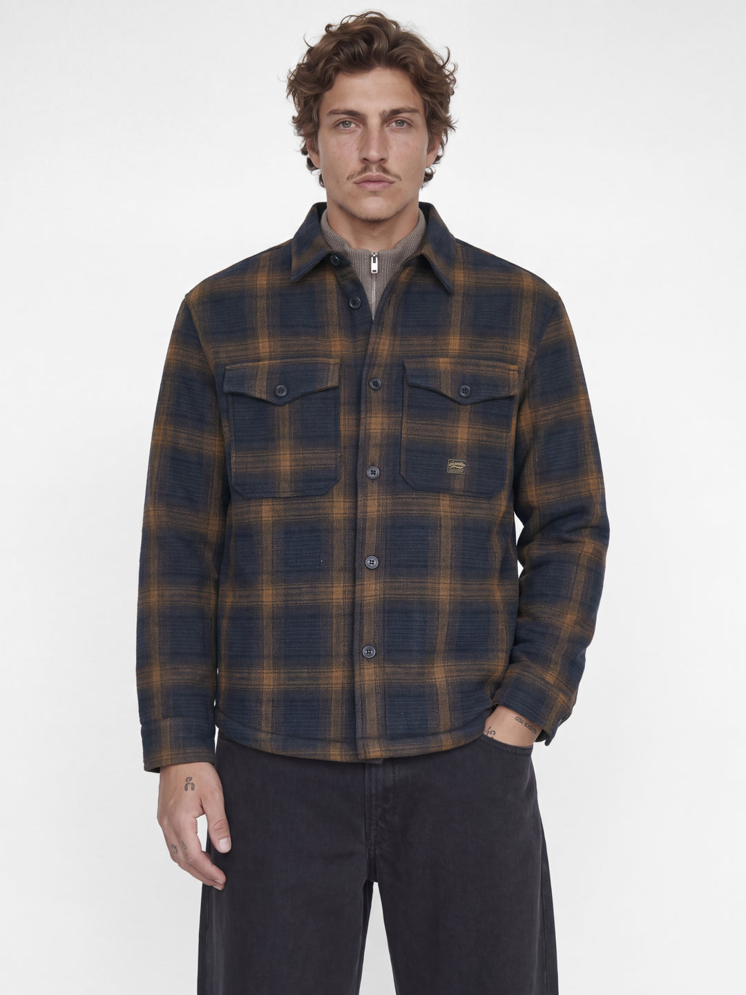 JPRBLUFADE JACKET, Dark Navy/CHECK 175697001 Bild 7