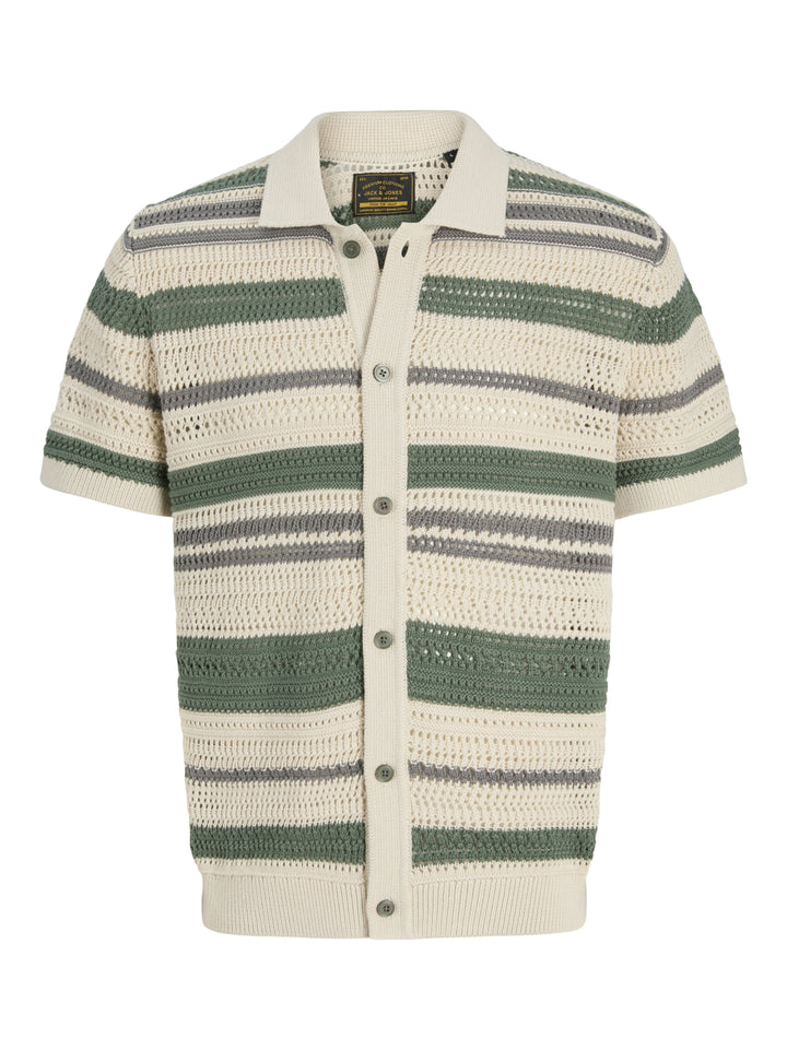 JPRBLUHAMILTON BUTTON THROUGH POLO, Laurel Wreath/Sea Pearl 176342002 Bild 1