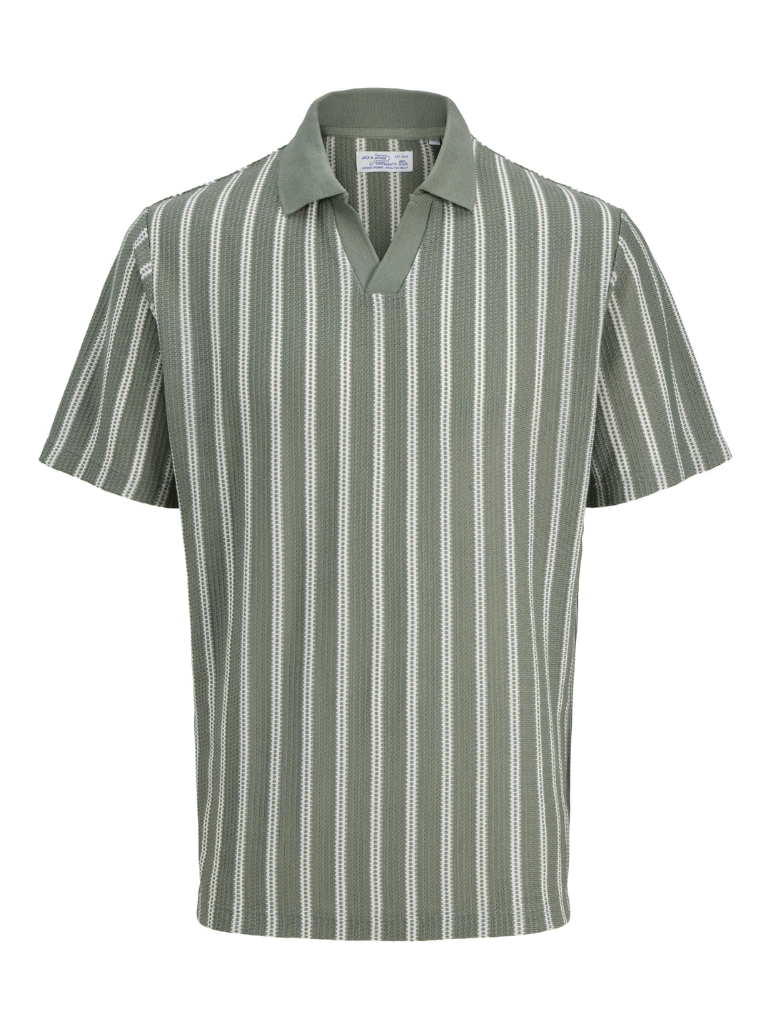 JPRBLUHARRY SS SPLIT NECK POLO SN, Laurel Wreath/White 176342005 Bild 1