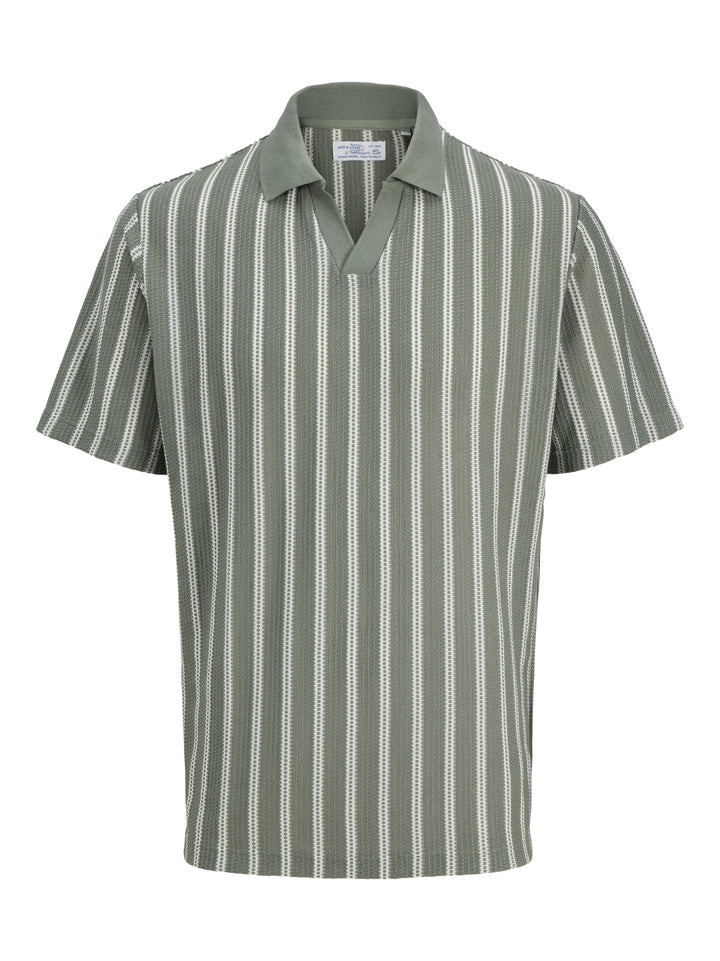 JPRBLUHARRY SS SPLIT NECK POLO SN, Laurel Wreath/White 176342005 Bild 1