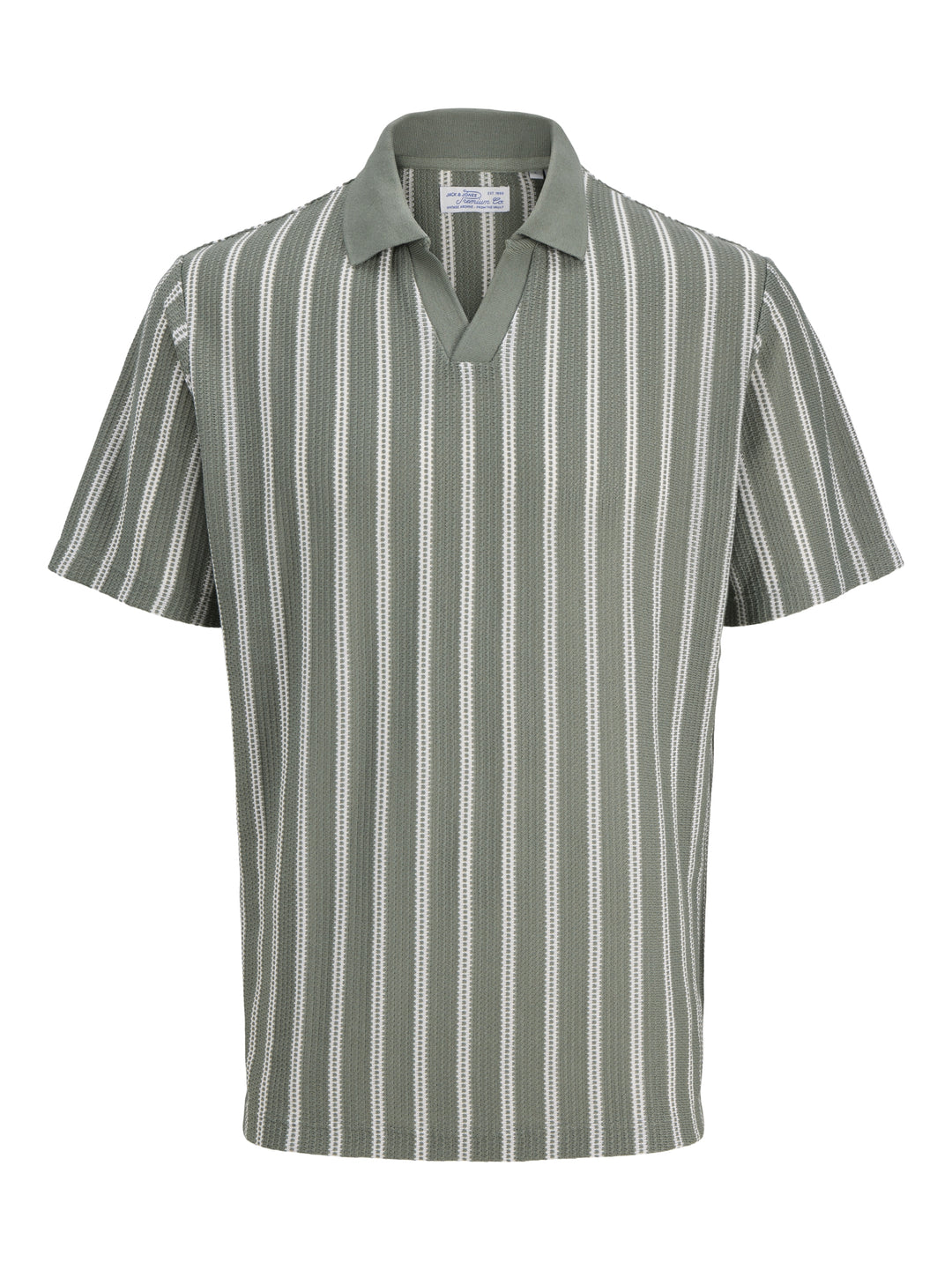 JPRBLUHARRY SS SPLIT NECK POLO SN, Laurel Wreath/White 176342005 Bild 1