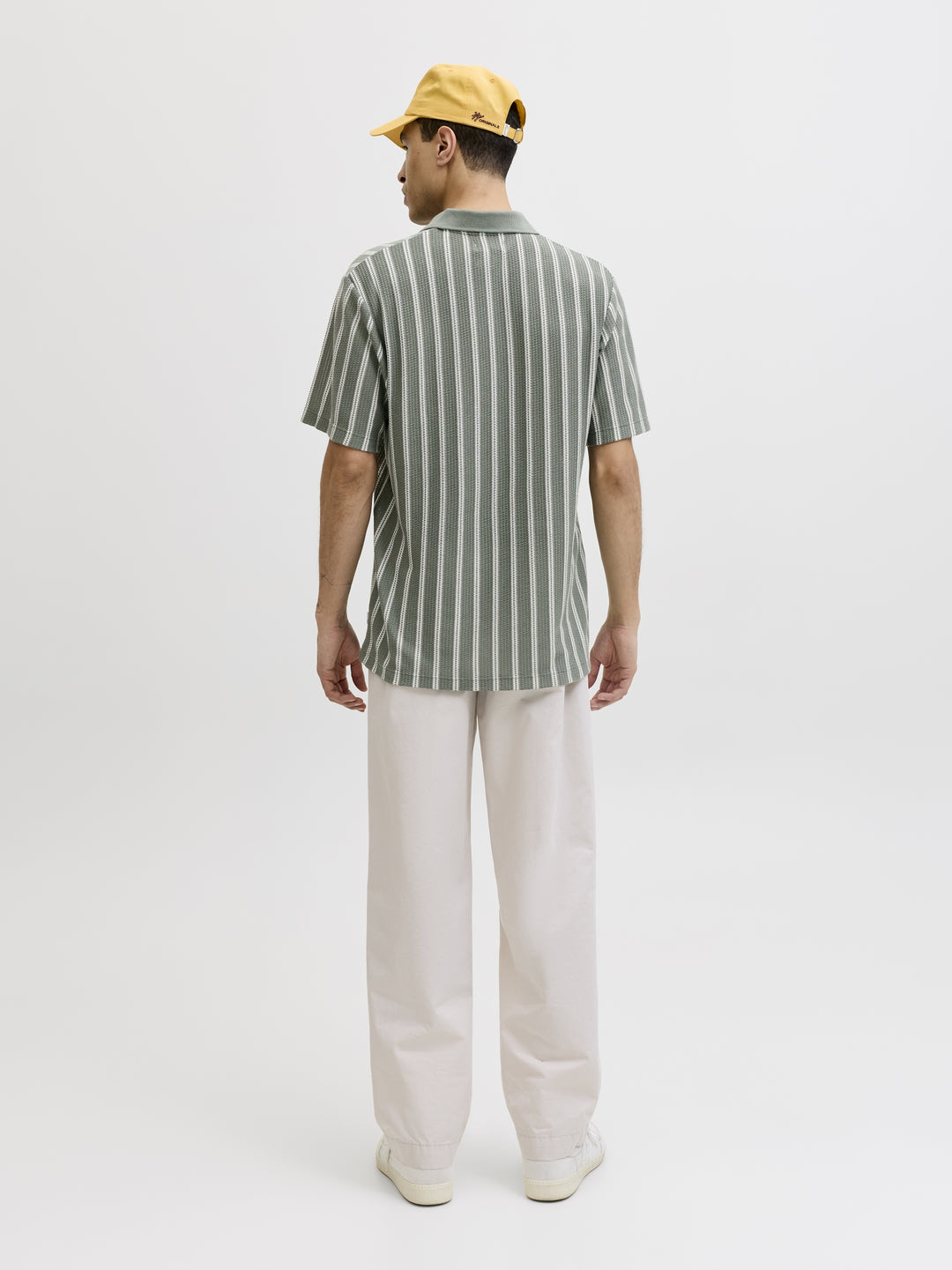 JPRBLUHARRY SS SPLIT NECK POLO SN, Laurel Wreath/White 176342005 Bild 6
