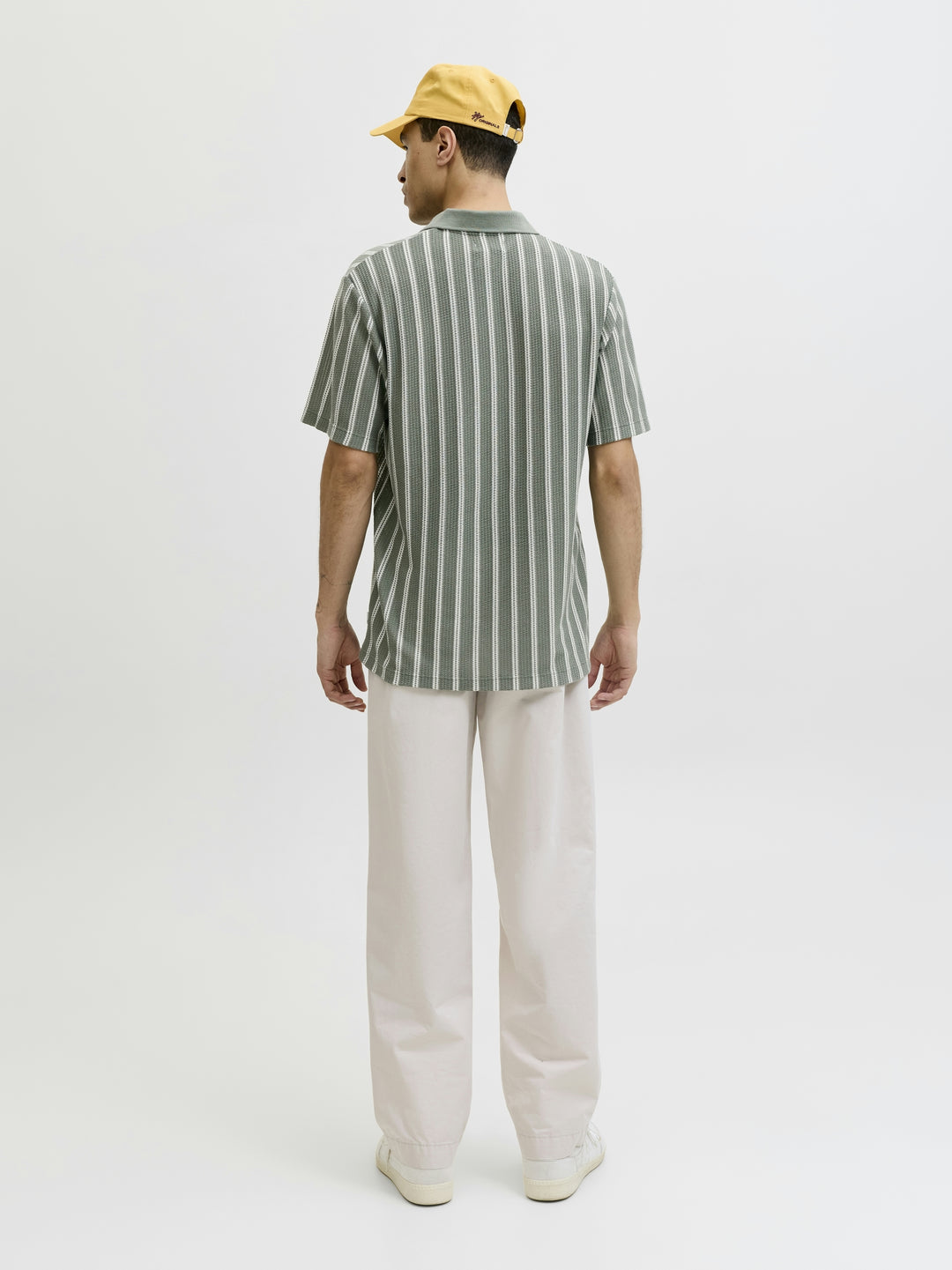 JPRBLUHARRY SS SPLIT NECK POLO SN, Laurel Wreath/White 176342005 Bild 6