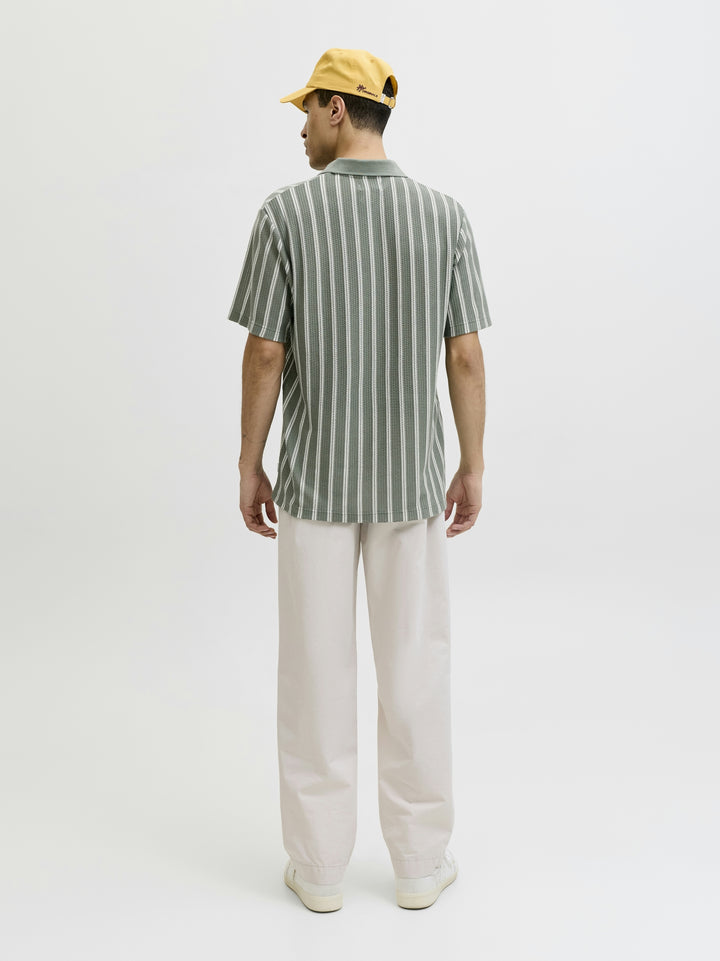 JPRBLUHARRY SS SPLIT NECK POLO SN, Laurel Wreath/White 176342005 Bild 6
