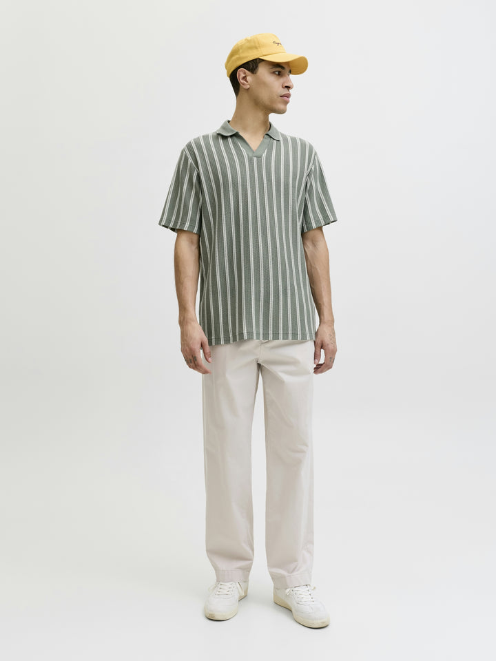 JPRBLUHARRY SS SPLIT NECK POLO SN, Laurel Wreath/White 176342005 Bild 7