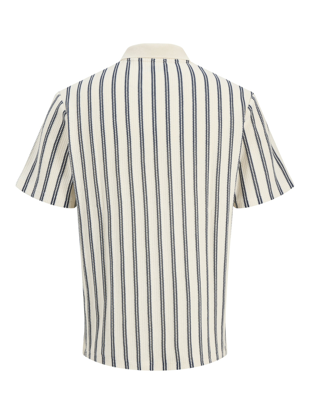 JPRBLUHARRY SS SPLIT NECK POLO SN, Cloud Dancer/NAVY 177642006 Bild 2