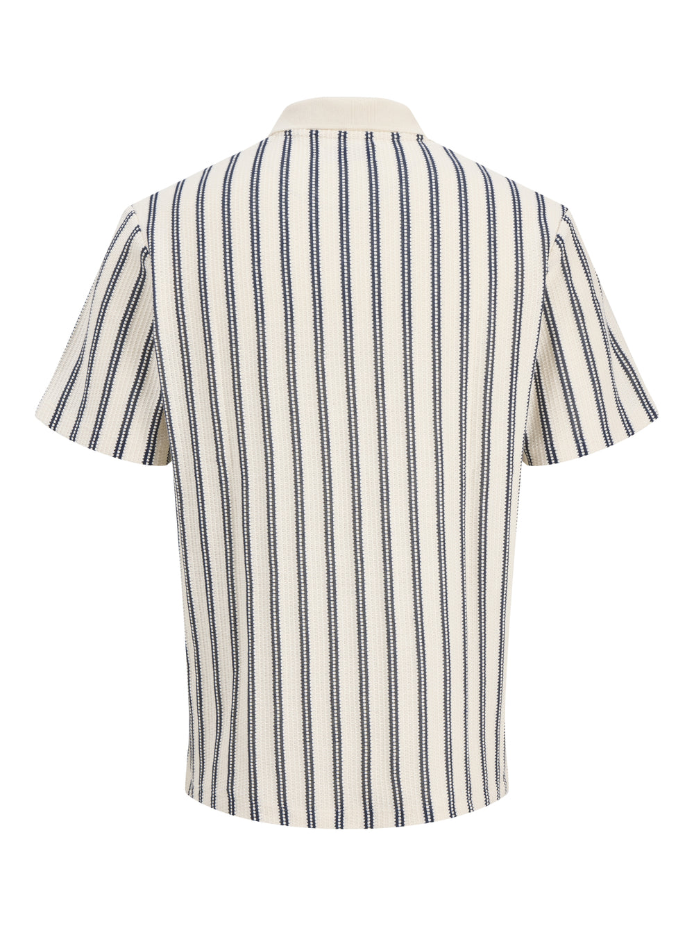JPRBLUHARRY SS SPLIT NECK POLO SN, Cloud Dancer/NAVY 177642006 Bild 2
