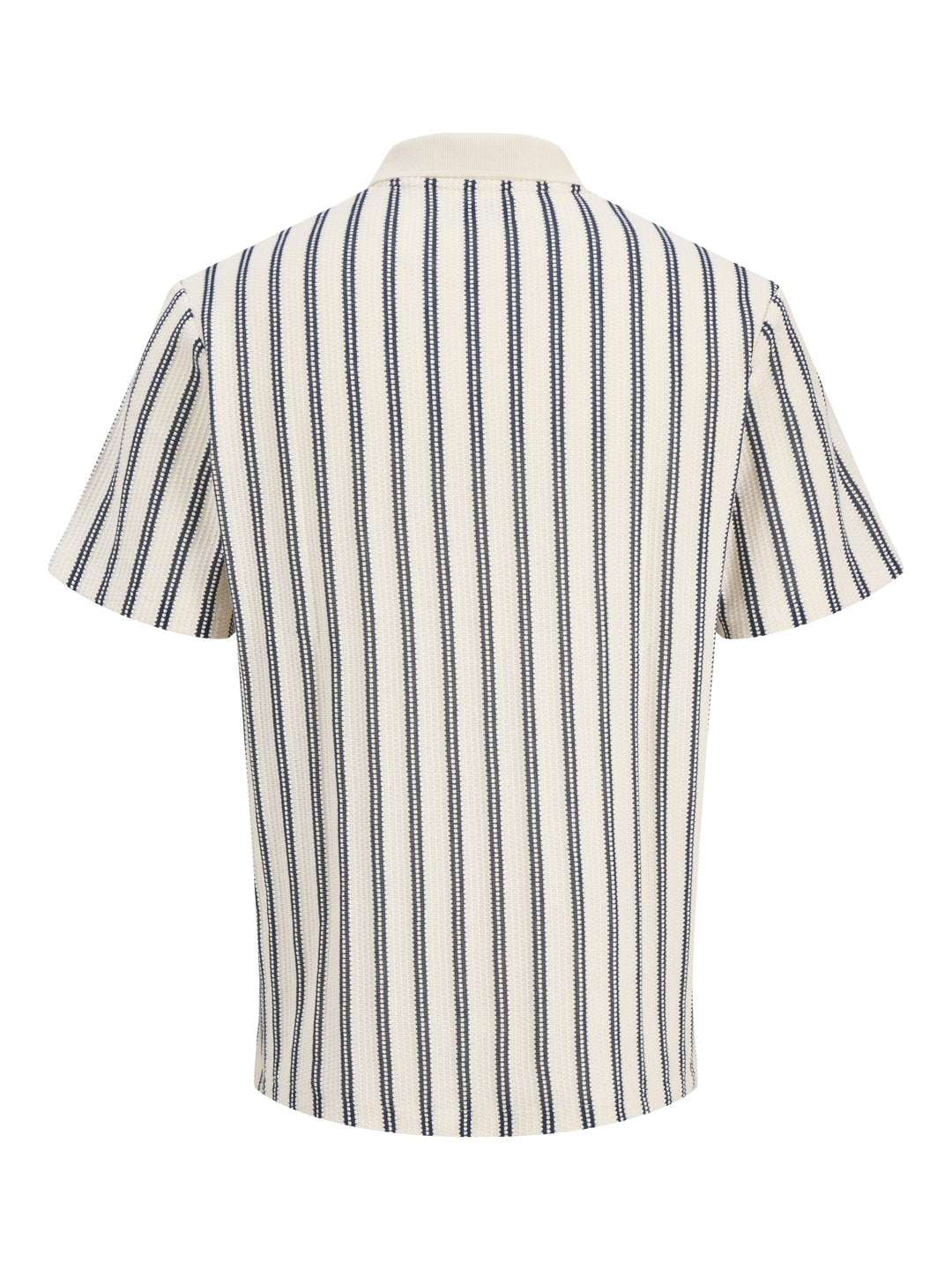 JPRBLUHARRY SS SPLIT NECK POLO SN, Cloud Dancer/NAVY 177642006 Bild 2