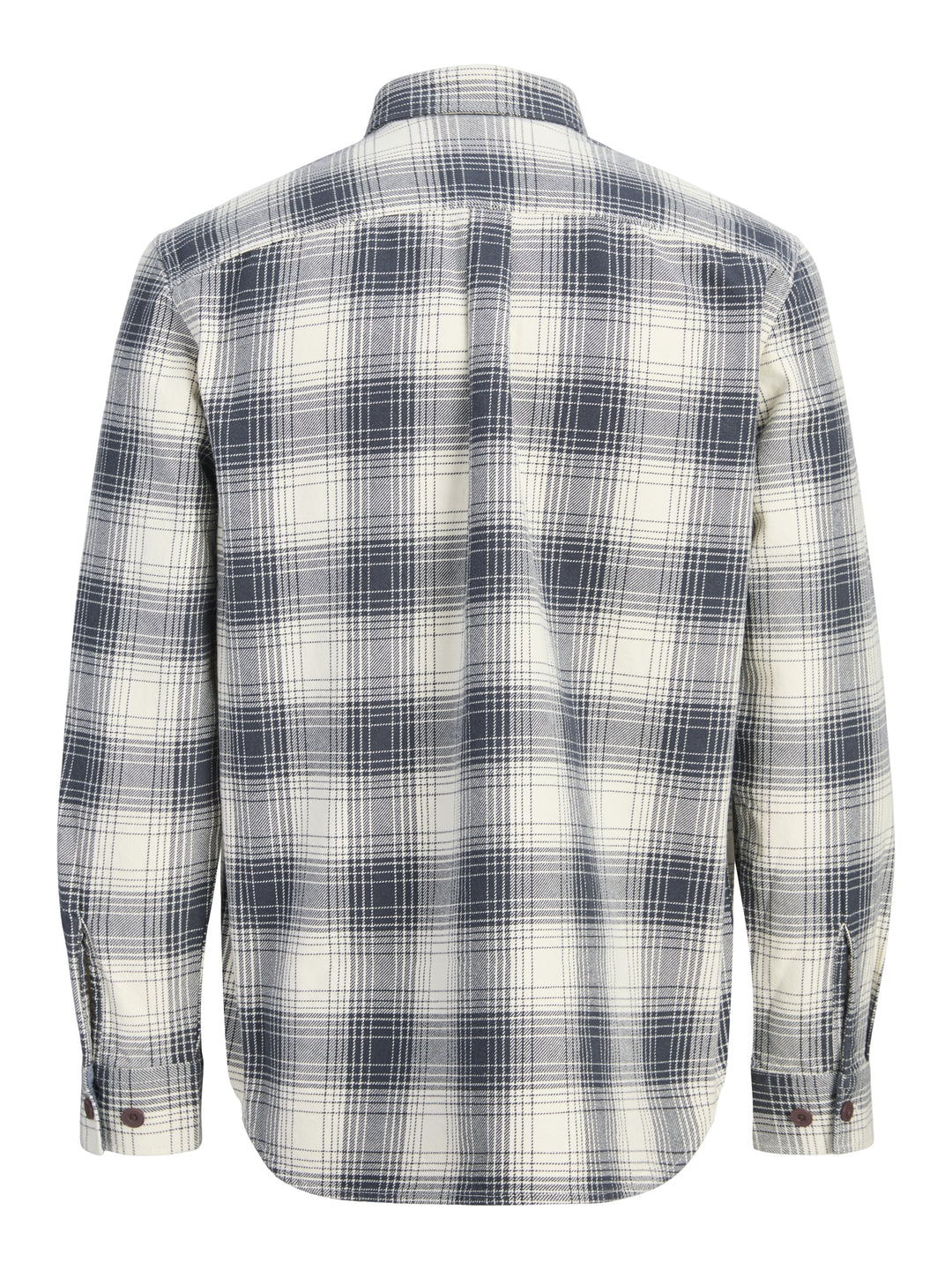 JPRBLUIVY CHECK L/S OVERSHIRT SN, Dark Navy 175697 Bild 3