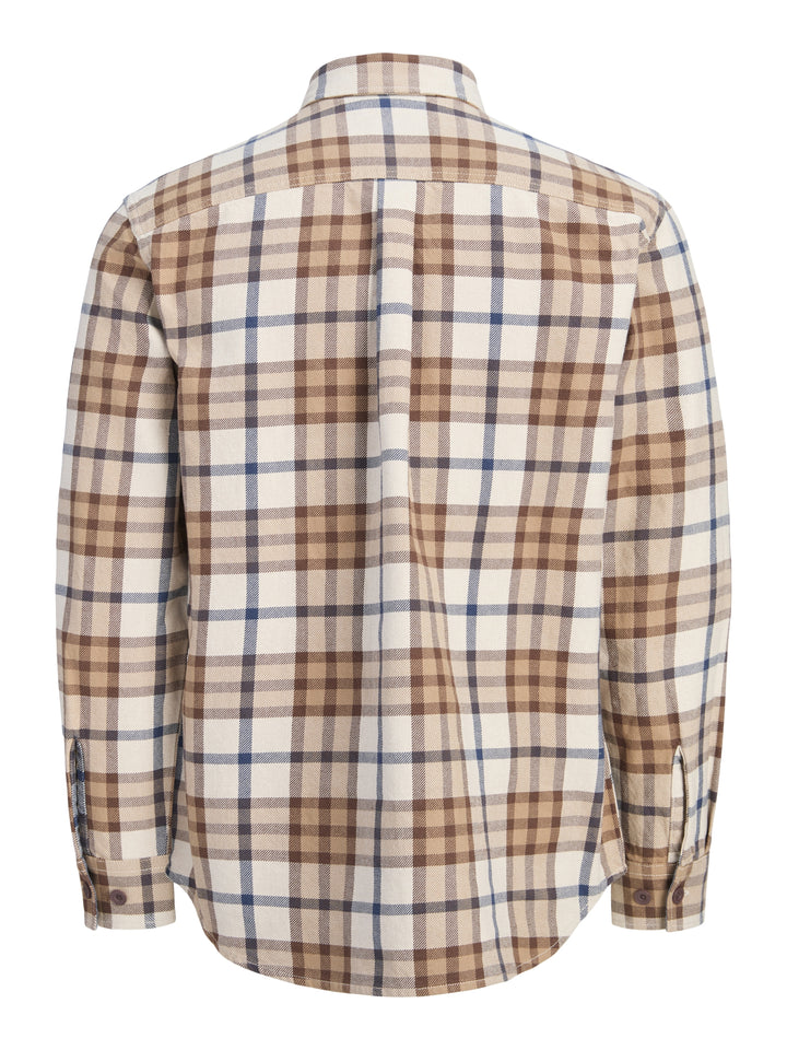 JPRBLUIVY CHECK L/S OVERSHIRT SN, Plaza Taupe 176656 Bild 2
