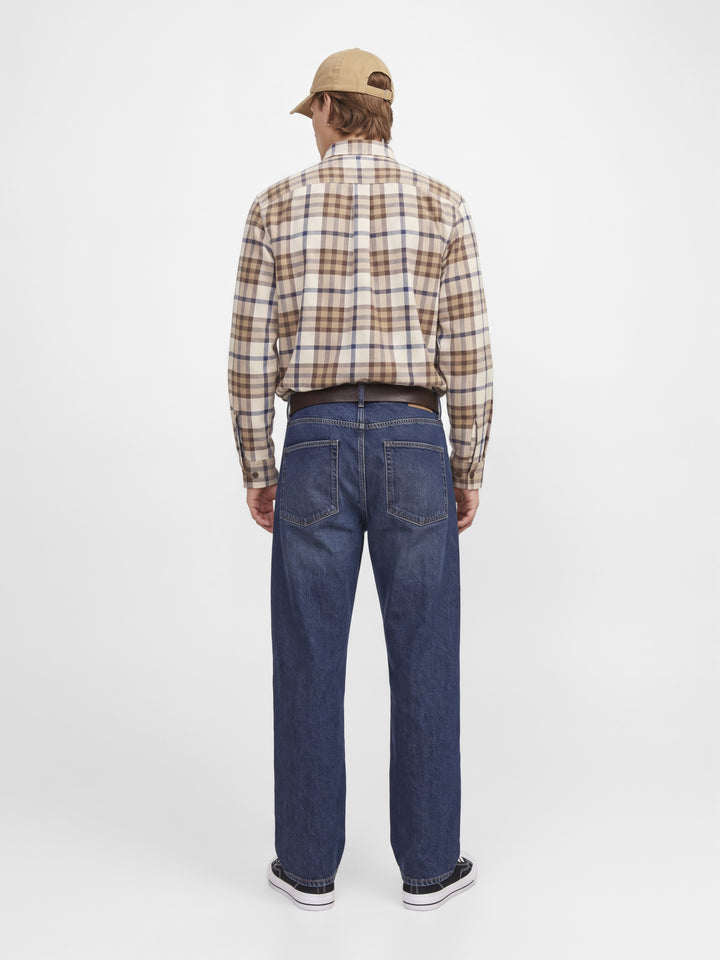 JPRBLUIVY CHECK L/S OVERSHIRT SN, Plaza Taupe 176656 Bild 7