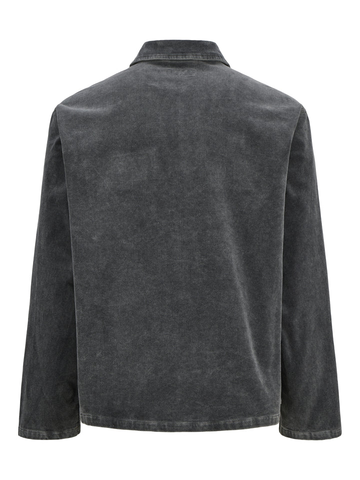 JPRBLUJACOB MOLESKIN L/S OVERSHIRT, Black Sand 292939 Bild 2