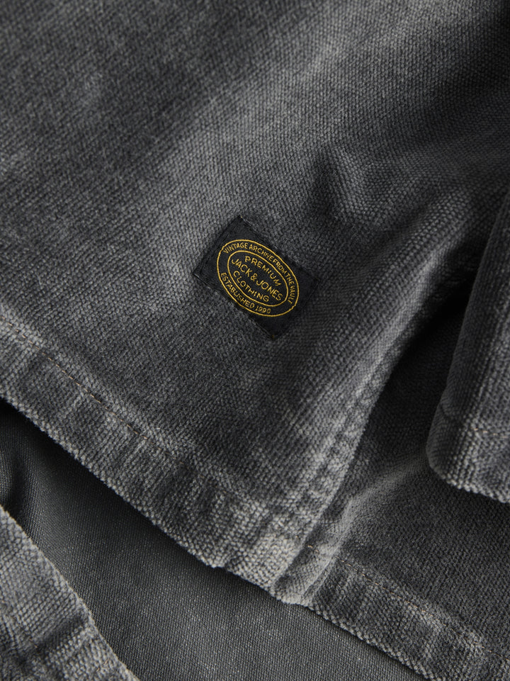 JPRBLUJACOB MOLESKIN L/S OVERSHIRT, Black Sand 292939 Bild 4