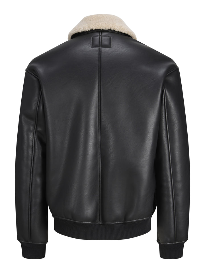 JPRBLULUKE BOMBER JACKET SN, Black/PU 178012001 Bild 2