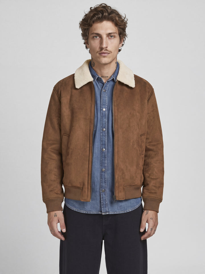 JPRBLULUKE BOMBER JACKET SN, Hot Fudge 283218 Bild 3