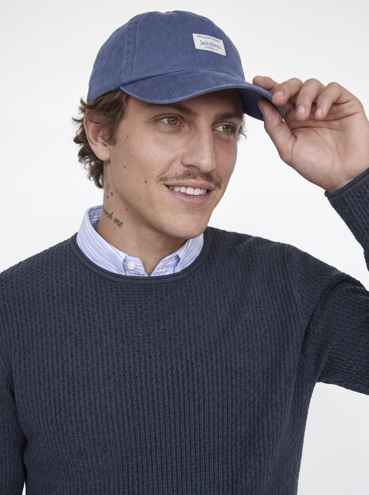 JPRBLUMASON KNIT CREW NECK SN, Dark Navy/Twist 175697001 Bild 4