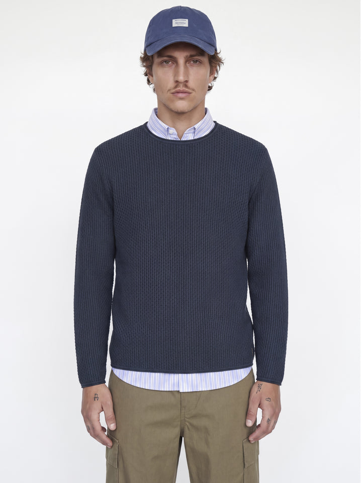 JPRBLUMASON KNIT CREW NECK SN, Dark Navy/Twist 175697001 Bild 5