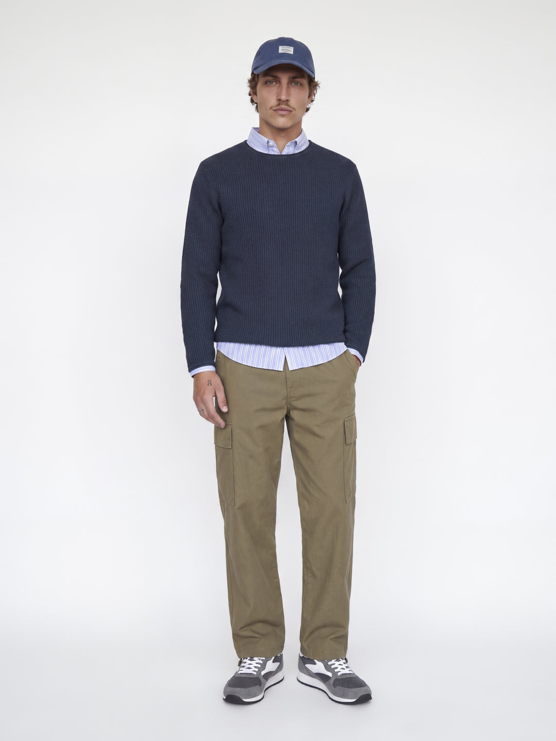 JPRBLUMASON KNIT CREW NECK SN, Dark Navy/Twist 175697001 Bild 7