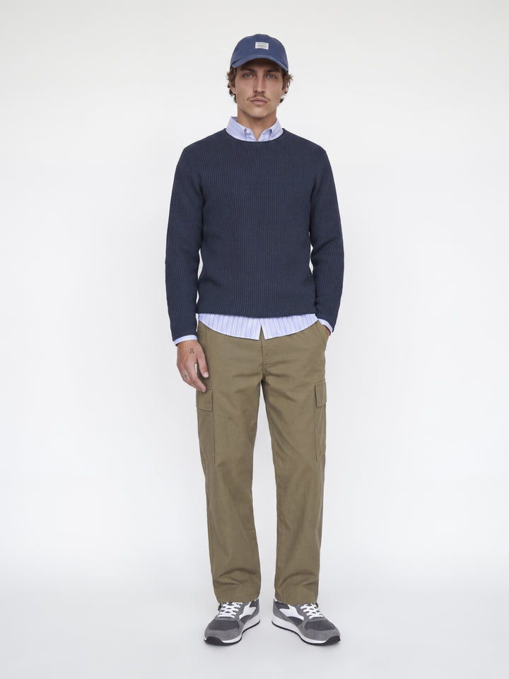 JPRBLUMASON KNIT CREW NECK SN, Dark Navy/Twist 175697001 Bild 7
