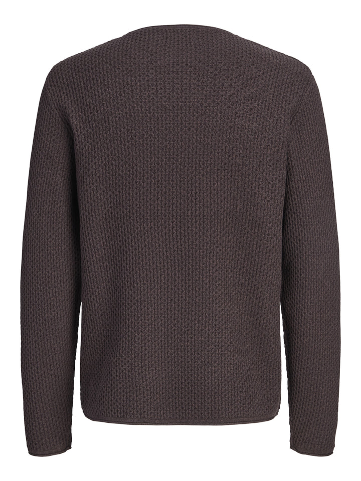 JPRBLUMASON KNIT CREW NECK SN, Chocolate Torte/Twist 176164001 Bild 2
