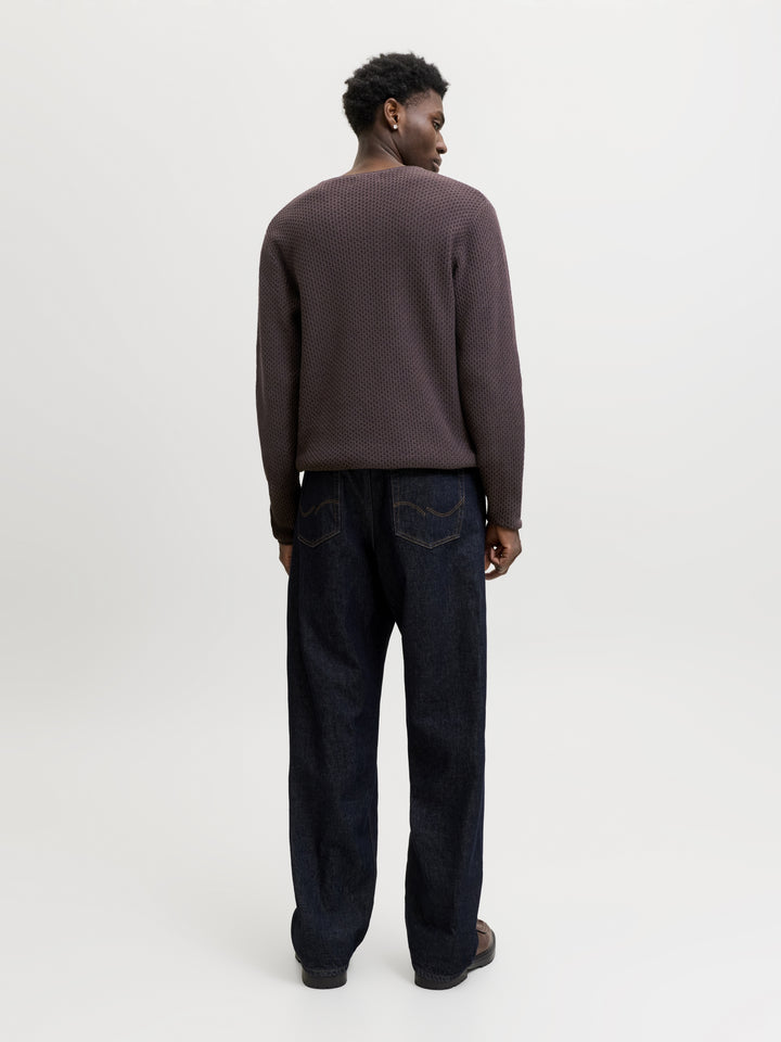 JPRBLUMASON KNIT CREW NECK SN, Chocolate Torte/Twist 176164001 Bild 5