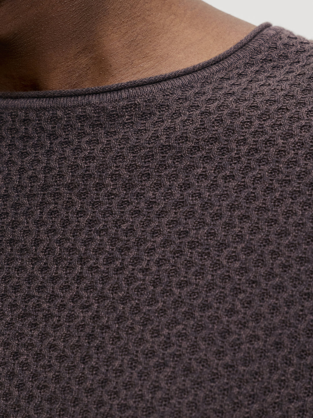 JPRBLUMASON KNIT CREW NECK SN, Chocolate Torte/Twist 176164001 Bild 6