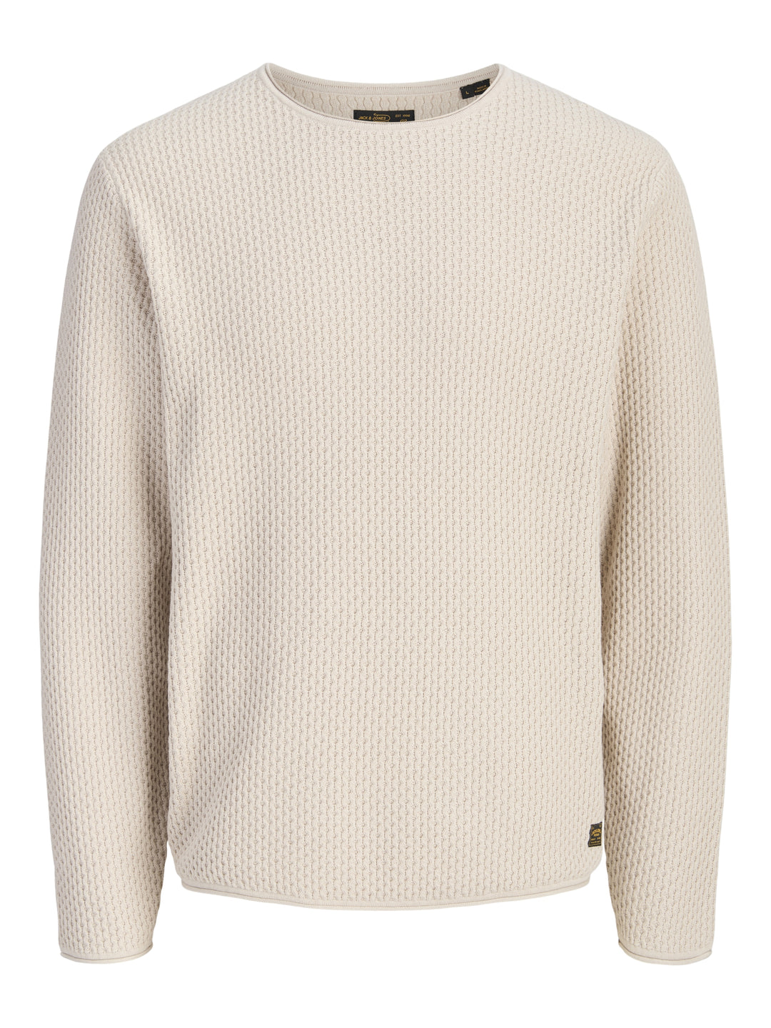 JPRBLUMASON KNIT CREW NECK SN, Silver Lining 176688 Bild 1