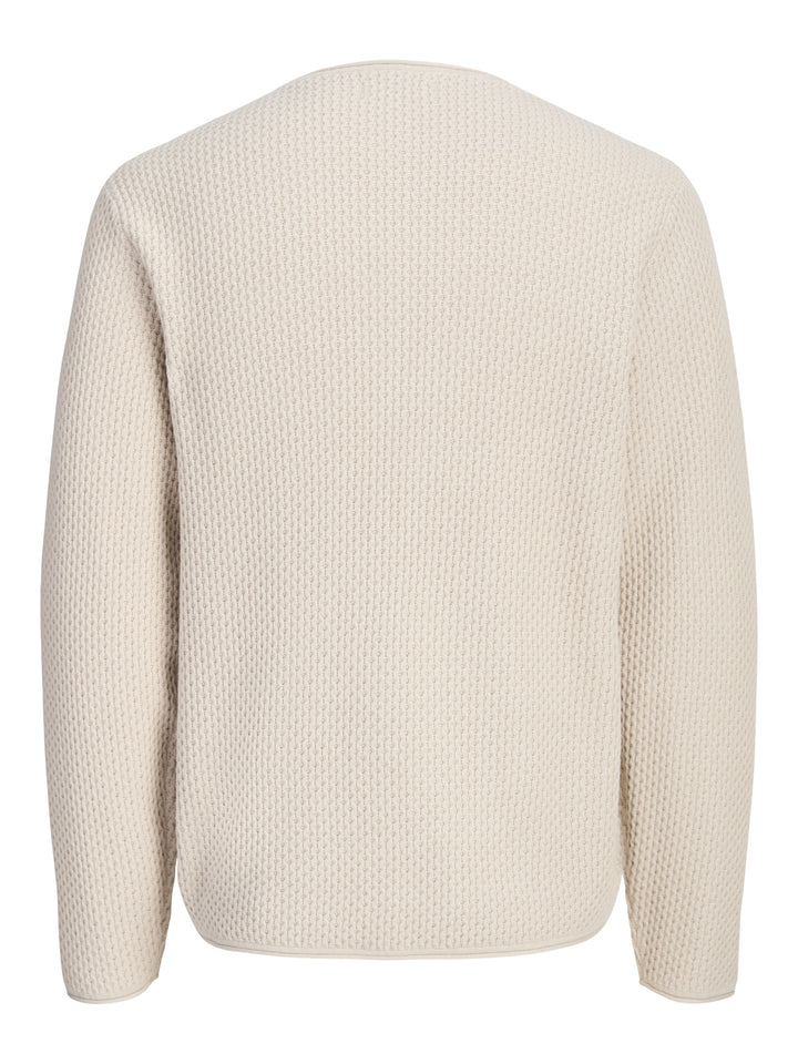 JPRBLUMASON KNIT CREW NECK SN, Silver Lining 176688 Bild 2