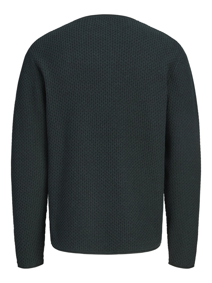 JPRBLUMASON KNIT CREW NECK SN, Scarab/Twist 177578001 Bild 2