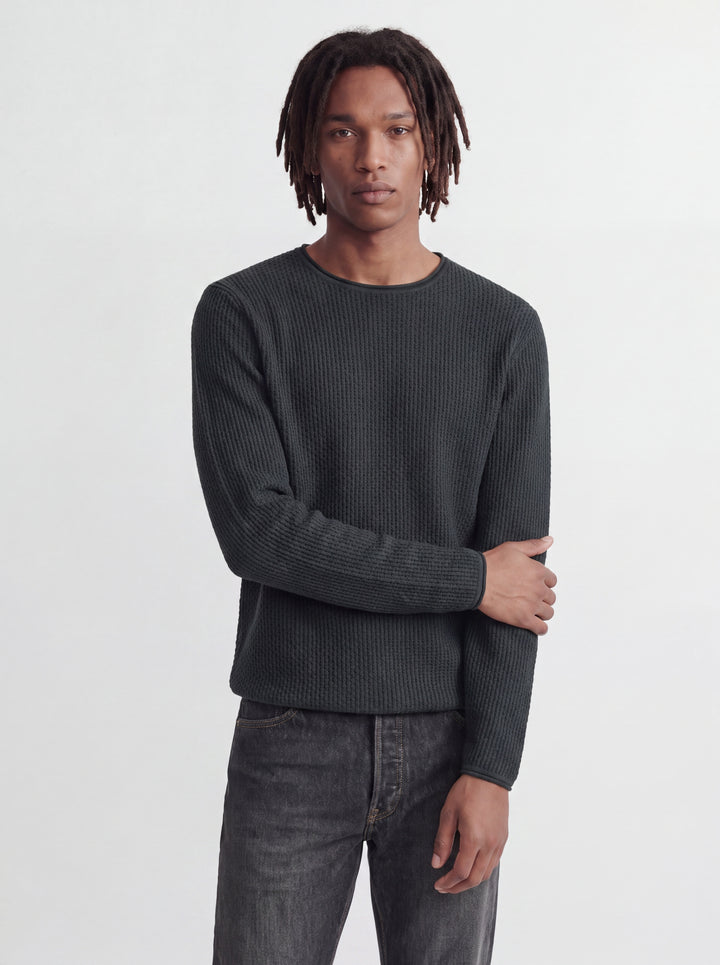 JPRBLUMASON KNIT CREW NECK SN, Scarab/Twist 177578001 Bild 4